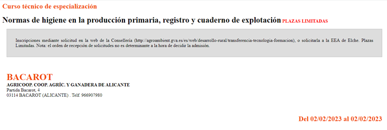  NORMAS DE HIGIENE EN LA PRODUCCIÓN PRIMARIA, REGISTRO Y CUADERNO DE EXPLOTACIÓN